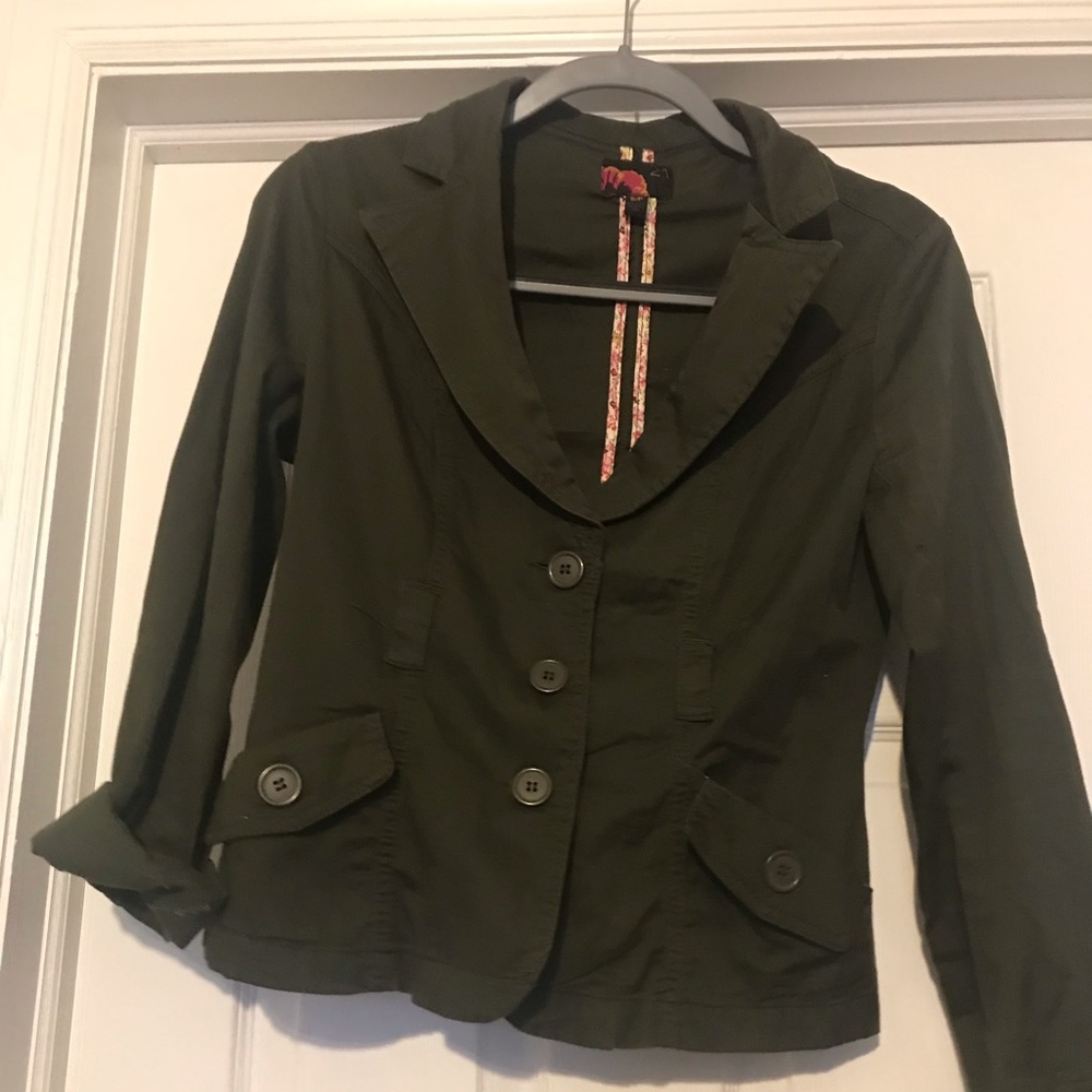 Forever21 olive green light jacket
